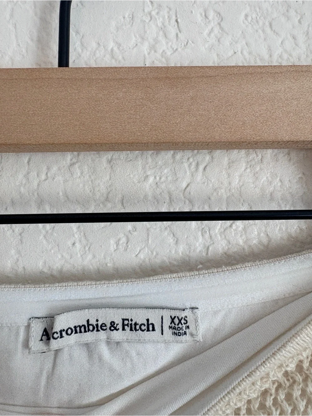 Abercrombie + Fitch Crochet Strapless Cream Lace Midi Dress - Picture 7 of 11